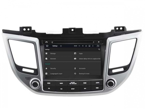 Hyundai tucson vanaf 2015 Navigatie dvd carkit usb android 13 draadloos carplay android auto